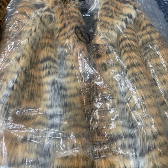 Michael kors glam tiger leopard faux fur coat - Picture 8 of 8